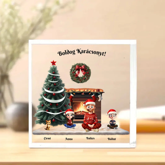 SZÍVBŐL ADNI ™ – CSALÁDOS SZEMÉLYRE SZABOTT AKRIL AJÁNDÉK