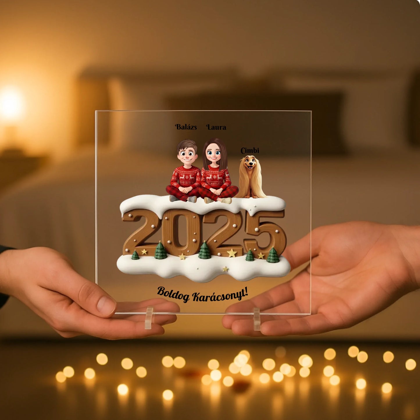 SZÍVBŐL ADNI ™ – PÁROS SZEMÉLYRE SZABOTT AKRIL AJÁNDÉK