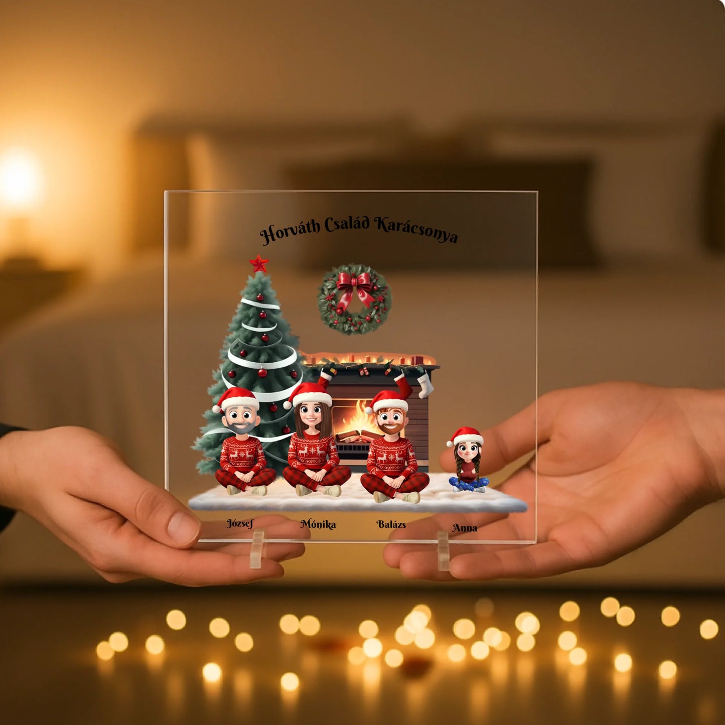 SZÍVBŐL ADNI ™ – CSALÁDOS SZEMÉLYRE SZABOTT AKRIL AJÁNDÉK